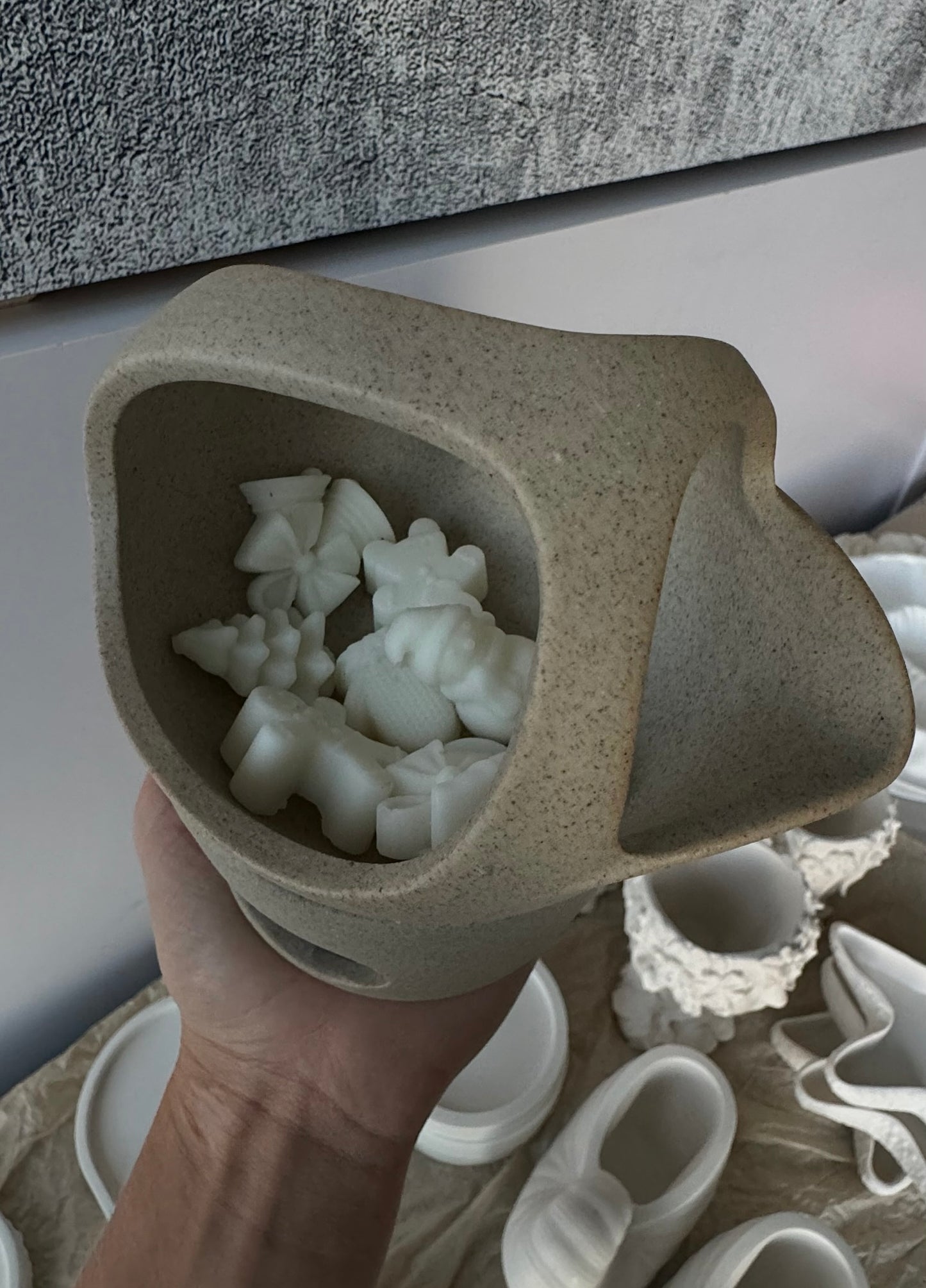 Wax melts pot